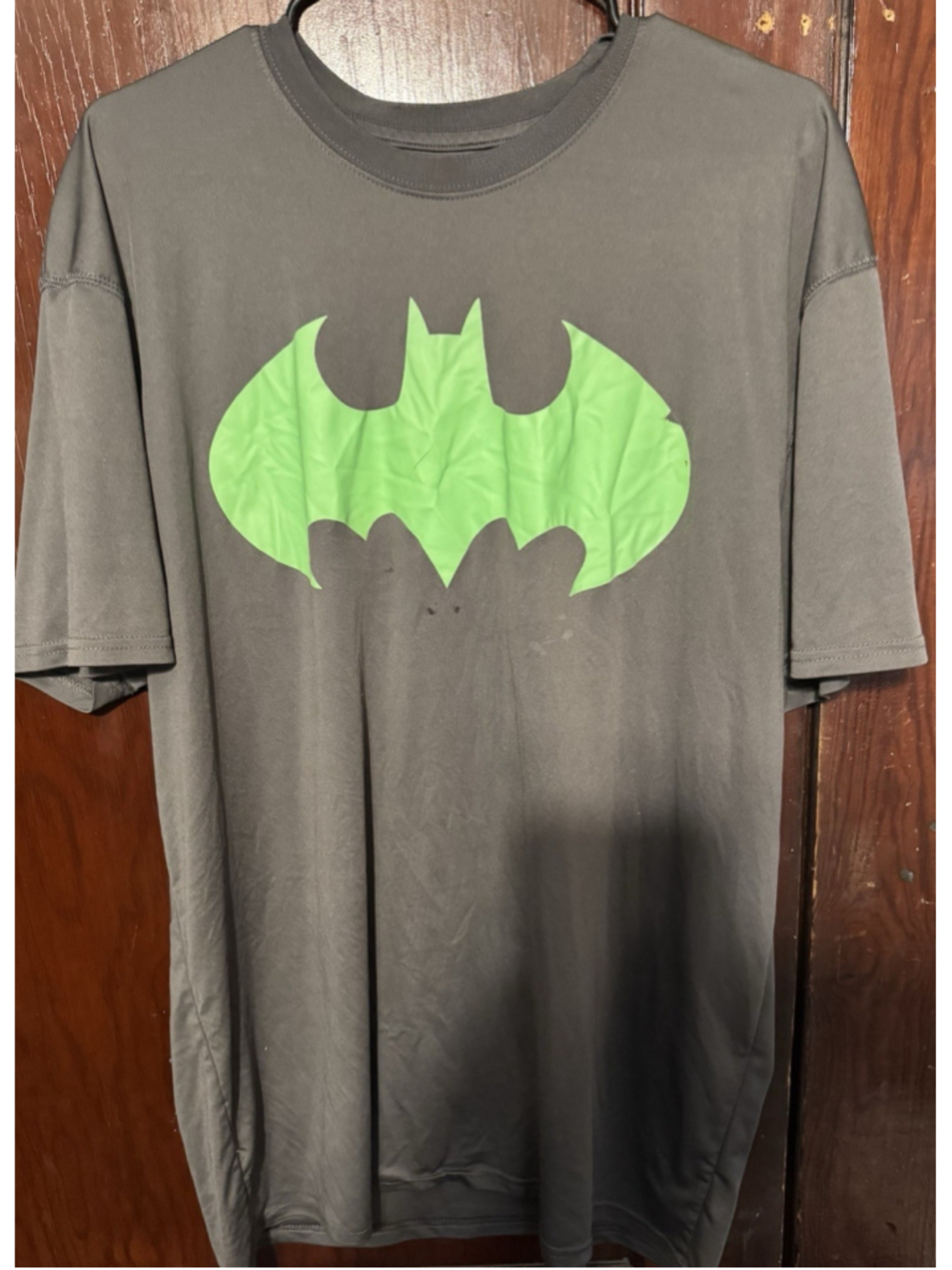 Batman Character T Shirt Men's Size L (?) Gray DC Comics